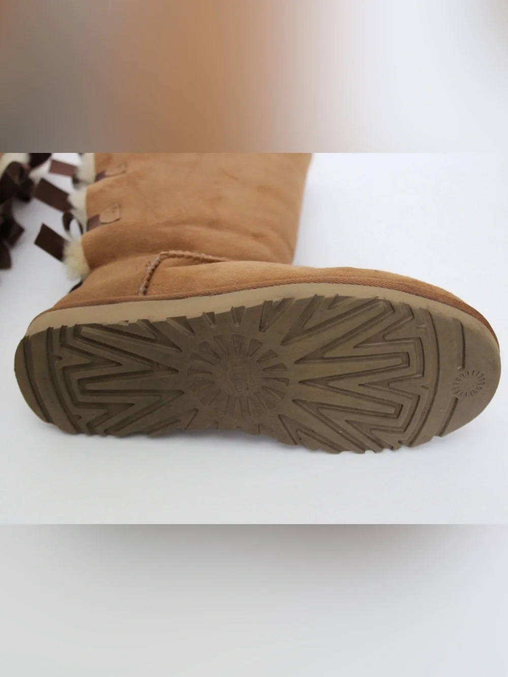 UGG Bailey Bow ll Tall Boots Women’s Size 7 Chestnut Winter Boots